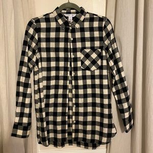Buffoon plaid tunic button up